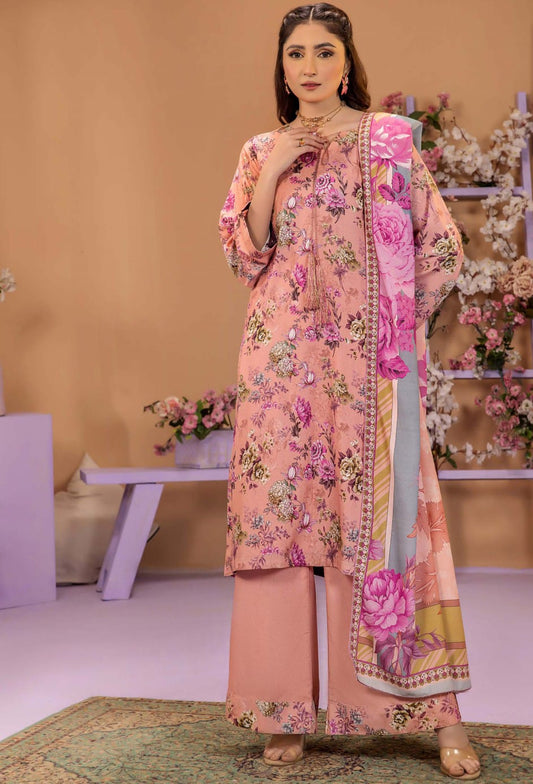 3-piece printed Karandi